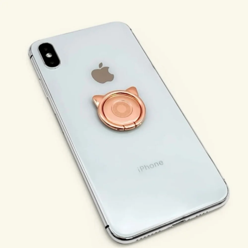 Rose Gold Kitty Phone Ring/Stand! - Picture 3 of 7